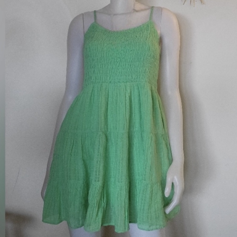 American Eagle Outfitters Green Mini Dress